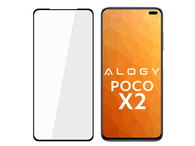 Pouzdro Alogy Glass Full Glue vhodné pro Xiaomi Poco X2 Black