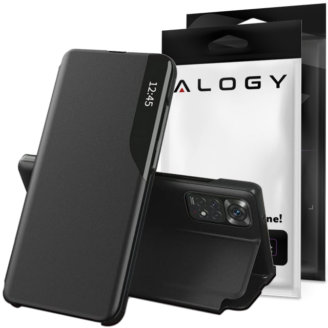 Etui zamykane Alogy Smart View Cover z klapką skórzane do Redmi Note 11/11s