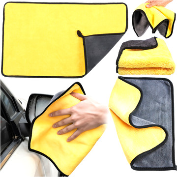 Doppelseitiges Autohandtuch 30x60 cm Velours Mikrofaser zum Waschen und Trocknen von Autos Tuch Alogy Car Detailing