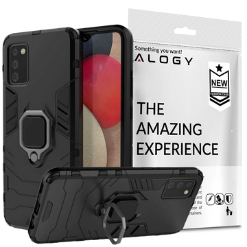 Etui Alogy Stand Ring Armor do Samsung Galaxy A02s/ A03s 164mm czarne