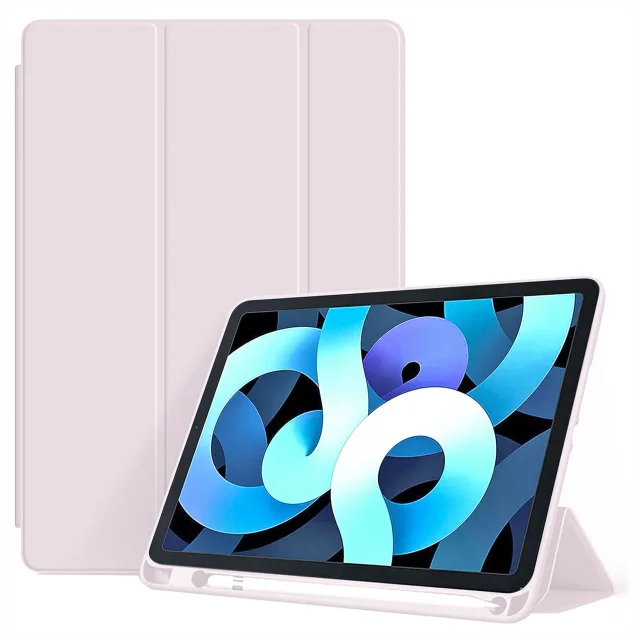 Case for Apple iPad 10.2 9 Gen 8/7 2021/2020/2019 Smart Pencil Case Alogy TPU Tablet Cover Pink