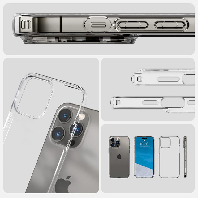 Spigen Liquid Crystal case for Apple iPhone 14 Pro Crystal Clear Glass