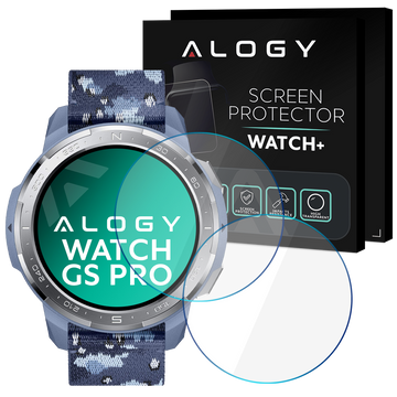 2x tvrzené sklo Alogy pro 9H obrazovku pro Huawei / Honor Watch GS Pro
