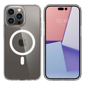 Spigen Ultra Hybrid Mag case for Apple iPhone 14 Pro Max White Glass