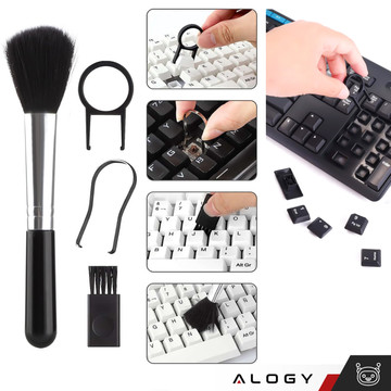 Headphone keyboard cleaning kit 18 in 1 Multifunctional Brush SIM Key Cleaner Alogy Set