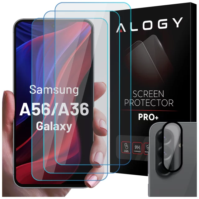 Alogy Glass Pack 3x Tempered Glass Screen Protector 9h Lens Glass for Apple iPhone 14 Pro