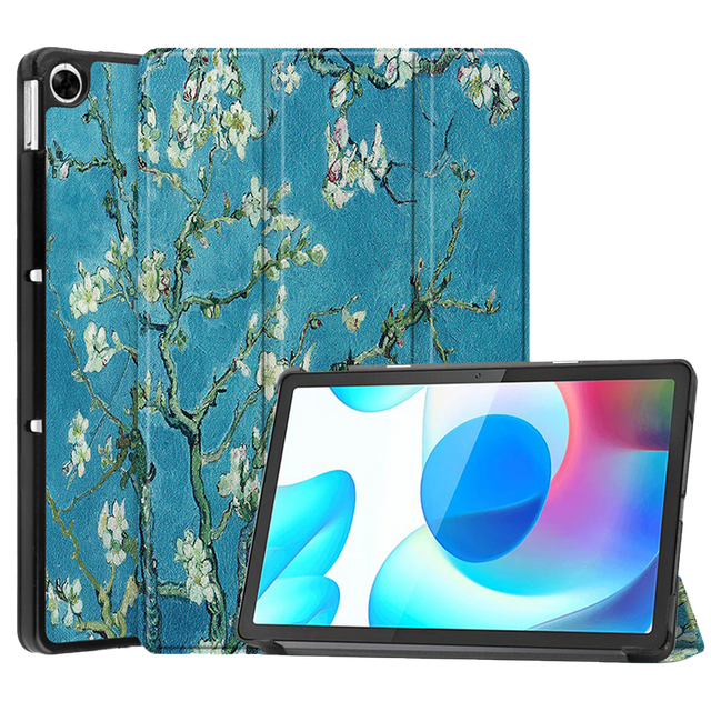 Obal knihy Alogy pro Realme Pad Blooming Almond (van Gogh)