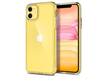 Spigen Ultra Hybrid case for Apple iPhone 11 Crystal Clear alogy glass