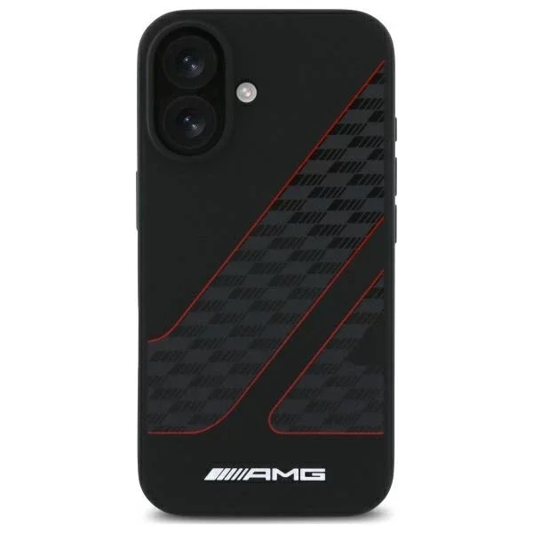 Mercedes-AMG Checkered Flag MagSafe Hardcase do iPhone 16 6,1″ – Czarny