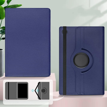 Hülle für Samsung Galaxy Tab A9 Plus 2023 11" (X210/X215/X216) Drehbare Hülle Tablet Flip Cover Case Alogy Marineblau