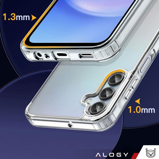 Pouzdro pro Samsung Galaxy A15 4G/5G, Galaxy A25 5G Zadní kryt Hybrid Clear Case Alogy Transparent
