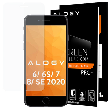 Szkło hartowane Alogy na ekran Apple iPhone 6, 6S, 7, 8, SE 2022/2020