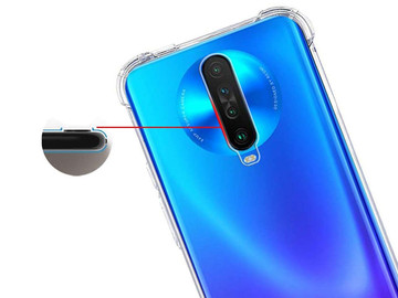 ShockProof Alogy armored case for Xiaomi Redmi K30/ Poco X2 transparent