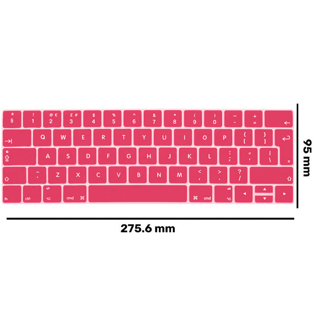Protective cap Alogy keyboard cover for Apple Macbook Pro 13/ Pro 15 Pink