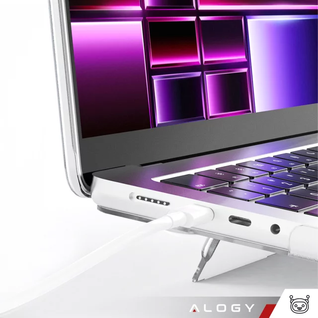 Alogy ProStand™ Matte Case with Stand for MacBook Air 13.3" (A1932/A2179/A2337) Clear