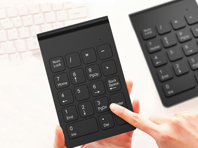 Bezdrátová USB numerická klávesnice pro notebook Alogy Wireless KeyPad