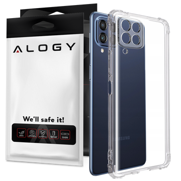 ShockProof Alogy gepanzerte Hülle für Samsung Galaxy M53 5G Klarglas