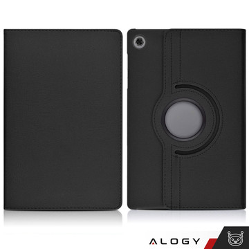 Hülle für Lenovo Tab M10 Plus 10.6 2022 3gen 3gen TB128XU TB125FU Hülle 360 Drehbar Alogy Schwarz