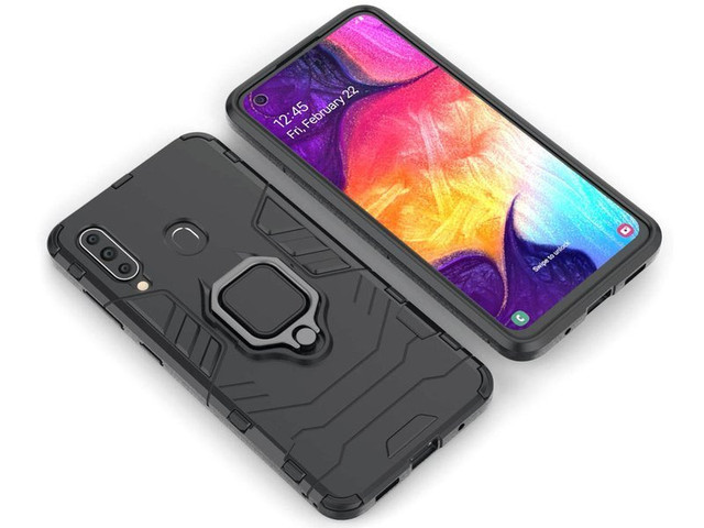 Pouzdro Alogy Stand Ring Armor pro Samsung Galaxy A60 / M40 černé sklo Alogy