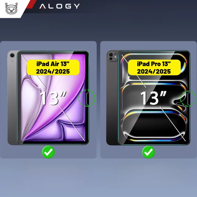 Tvrzené sklo pro Apple iPad Air 13" 6. gen. 2024 / iPad Pro 13" 7. gen. 2024 Alogy Screen Protector Pro 9H