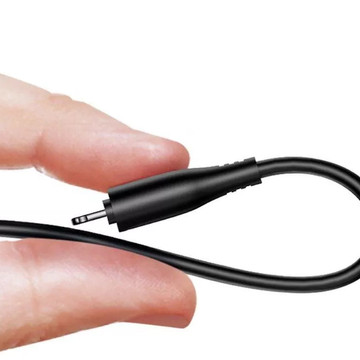 USB auf USB-C Typ C Kabel Denmen D01T Schnellladung 2.4A 1m Schwarz