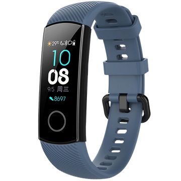 Řemínek z měkké pryže Alogy pro Honor Band 4/5 Graphite