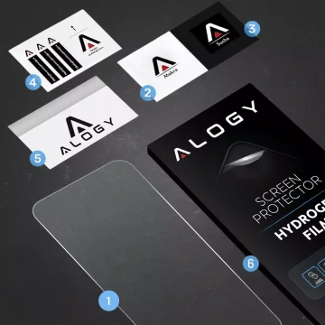 Hydrogelová fólie pro Apple iPhone 16 Pro – flexibilní ochrana displeje, samooprava, plné nasazení a vysoká průhlednost – Alogy Hydrogel Film™