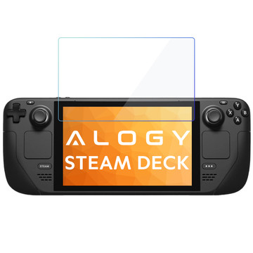 Tvrzené sklo 9H Alogy ochrana obrazovky pro konzoli Steam Deck