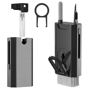 Čisticí sada 20v1 na čištění klávesnice telefonu, sluchátka, multifunkční čistič, kartáč, Alogy Set, bílá