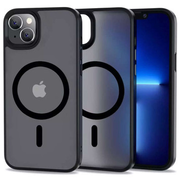 Protective phone case MagMat Case for MagSafe for Apple iPhone 13 Mini Matte Black Glass