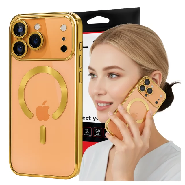 Hülle für Apple iPhone 16 Pro Max Alogy MagSafe Hybrid Matte Case Matte Cover mit Linsenschutz Schwarz