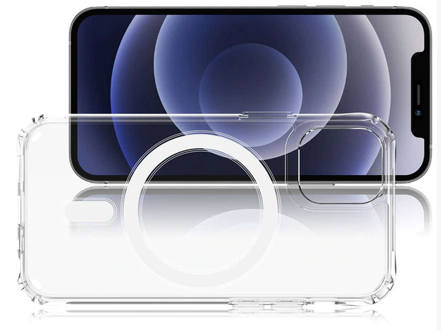 Etui pancerne Ultra Slim Alogy do ładowarek Qi do iPhone 12/ Pro Przezroczyste + Ładowarka Qi