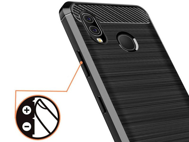 Alogy Rugged Armor Hülle für das Samsung Galaxy A30 / A20 / M10S schwarz