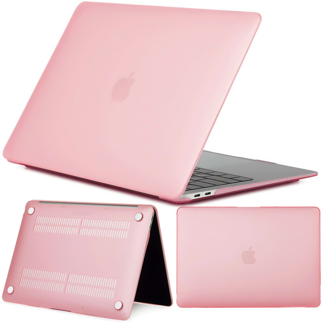 Etui Alogy Hard Case mat do Apple MacBook Air 13 2021 2020 M1 2019 2018 A2337 A2179 A1932 Różowy