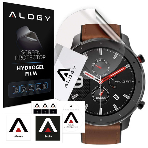 Protective film Hydrogel hydrogel Alogy for Amazfit GTR 47mm smartwatch