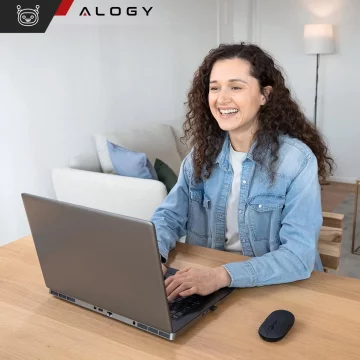 Bezdrátová vertikální herní myš vertikální ergonomická pro notebook PC pravák tichá Černá