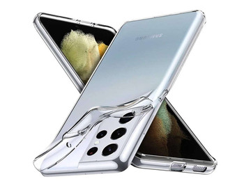 Alogy silikonové pouzdro kryt pouzdro pro Samsung Galaxy S21 Ultra transparentní