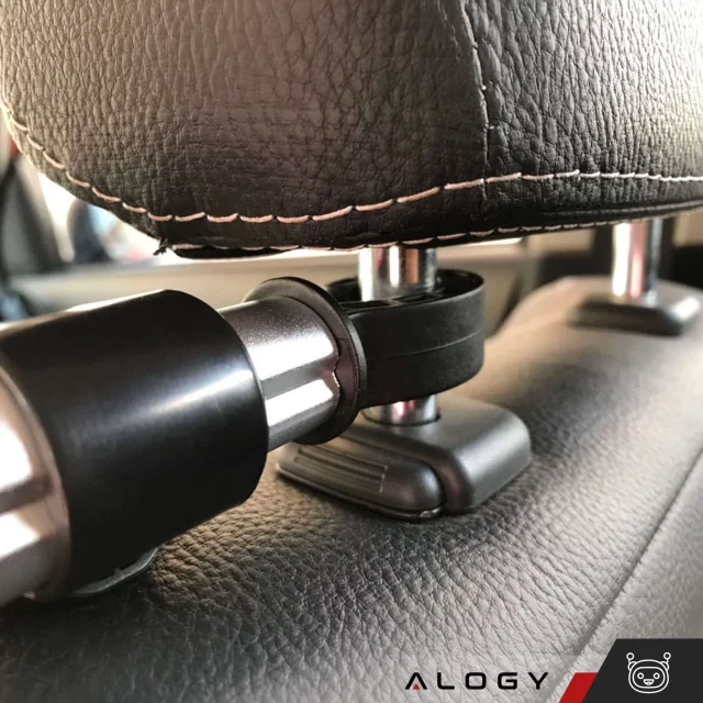 Držák do auta na opěrku hlavy Alogy pro tablety od 7 do 10,5 palců