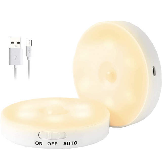 2x Lamp LED motion sensor dusk night lamp Alogy Sensor Light Wireless furniture lighting Warm light 3000k