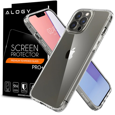 Pouzdro Spigen Ultra Hybrid pro Apple iPhone 13 Pro Crystal Clear Glass