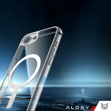 Hülle für Apple iPhone 16 Pro Max Alogy Anti-Shock Hybrid Case für MagSafe Transparent