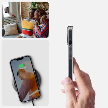 Spigen Ultra Hybrid case for Apple iPhone 14 Plus Crystal Clear Glass