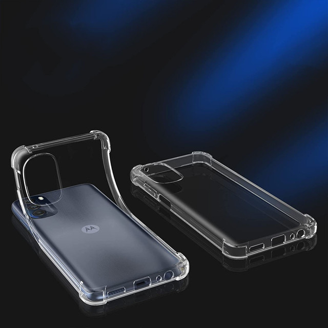 ShockProof Alogy Armor Case for Motorola Moto G 5G 2022 Clear Glass