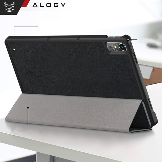 Case for Lenovo Tab P11 2gen 11.5 TB350FU TB350XU Alogy Book Cover Case Housing Protective Black Glass