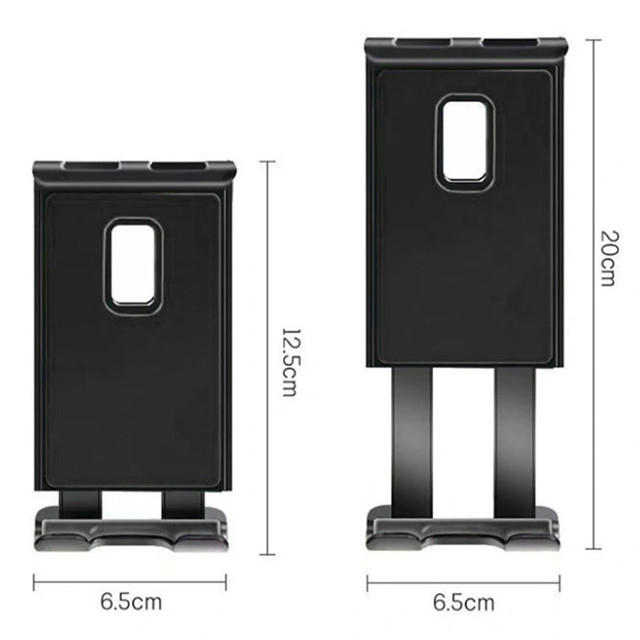 Uchwyt samochodowy Alogy uniwersalny na szybę, deskę rozdzielczą do telefonu tabletu 11" Czarny