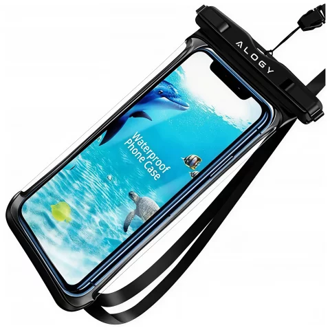 Vodotěsné pouzdro Alogy voděodolné univerzální IPX8 až 6,5 Black