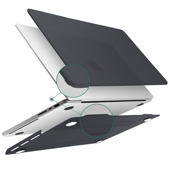 Alogy Hard Case for Apple Macbook Pro 16 2021 A2485 Matte Black