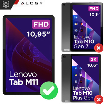 Tempered Glass for Lenovo Tab M11 10.95" TB330FU/TB330XU/TB331FC Tablet Screen Alogy Screen Protector Pro 9H