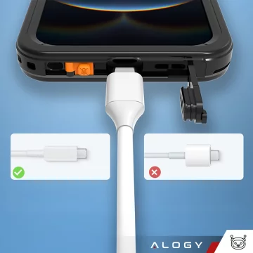 Wasserdichte Hülle für Apple iPhone 16e Alogy HydroArmor™ IP68 Hülle mit transparenter Rückseite, 360°-Rundumschutz