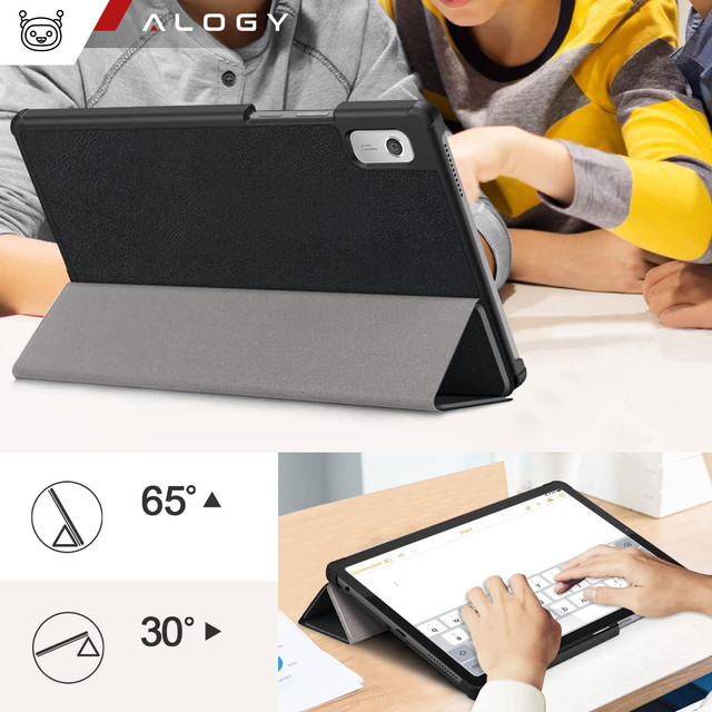 Lenovo Tab M9 2023 9" tablet case TB310XU TB310FU Case Alogy Book Cover Black Glass